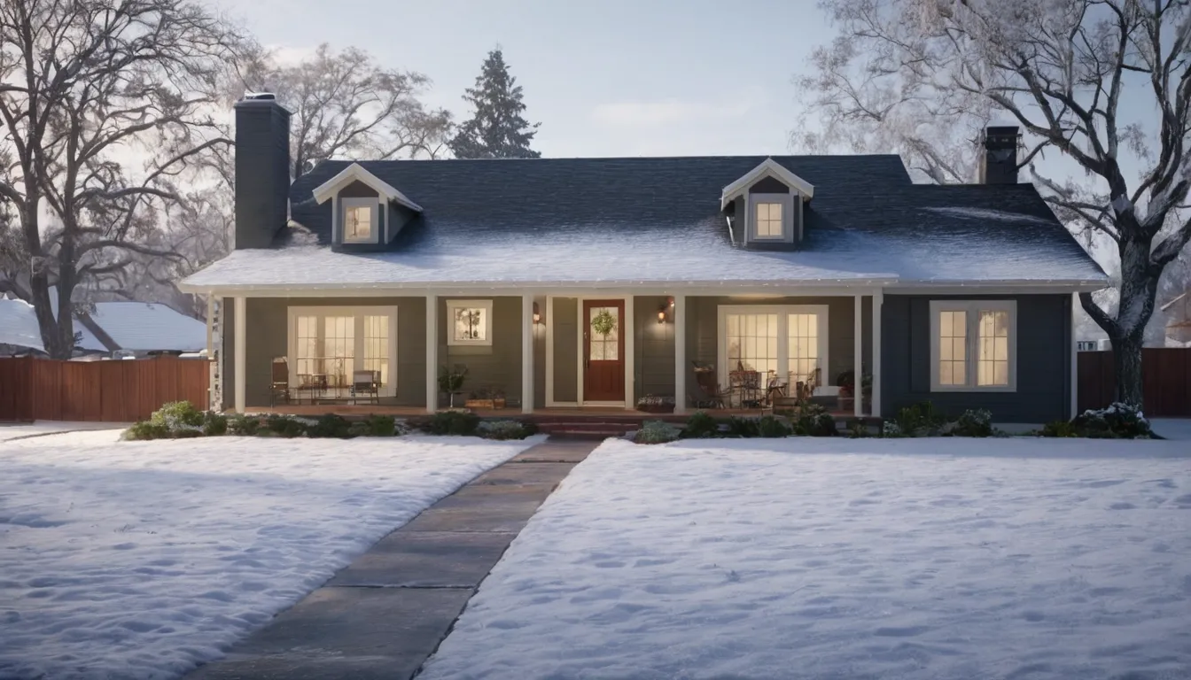 A comfortable ranch-style home in the Hamel area with snow on the lawn